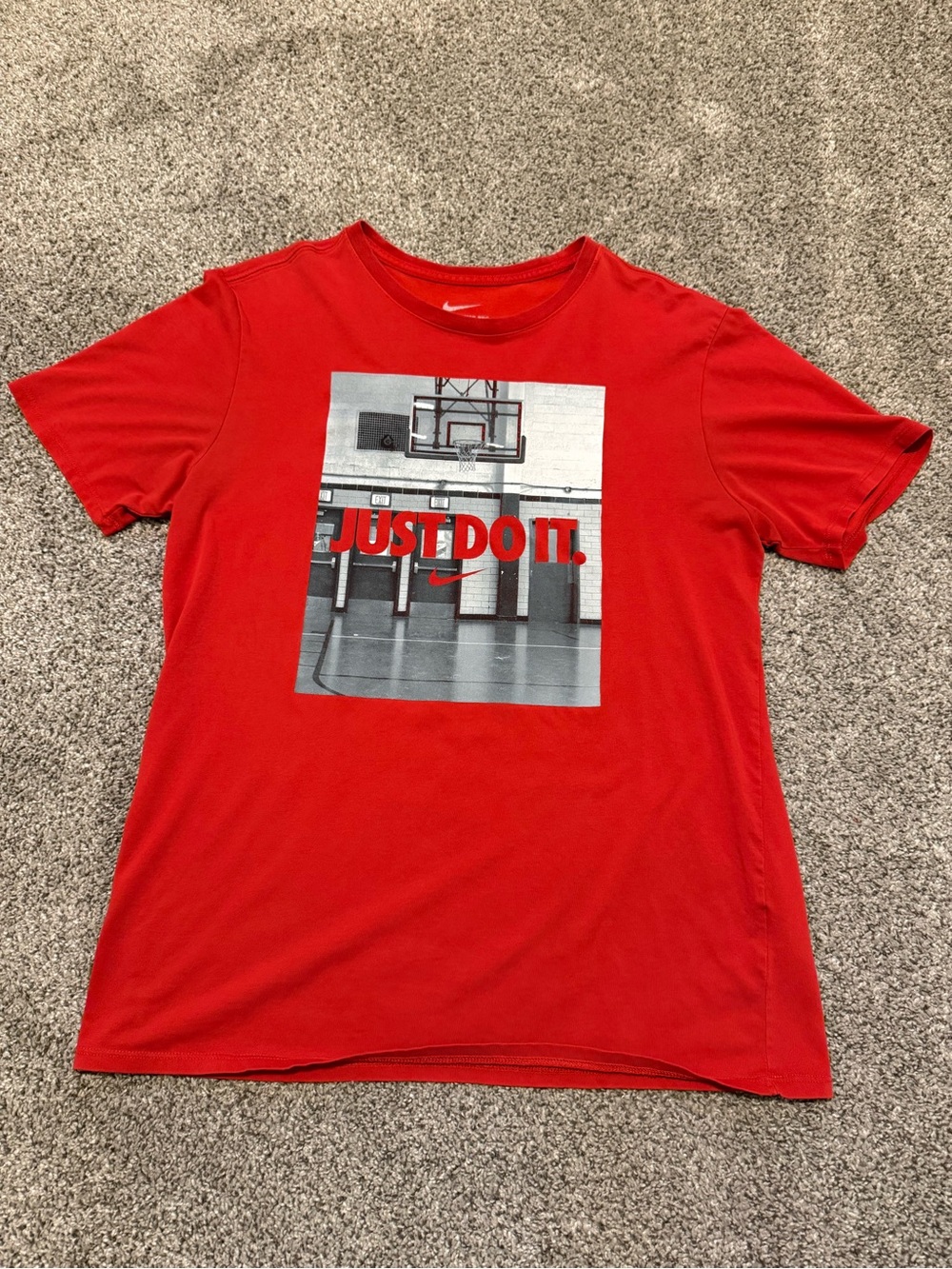 Men’s Nike Red Graphic 'Just Do It.' Basketball Tee
